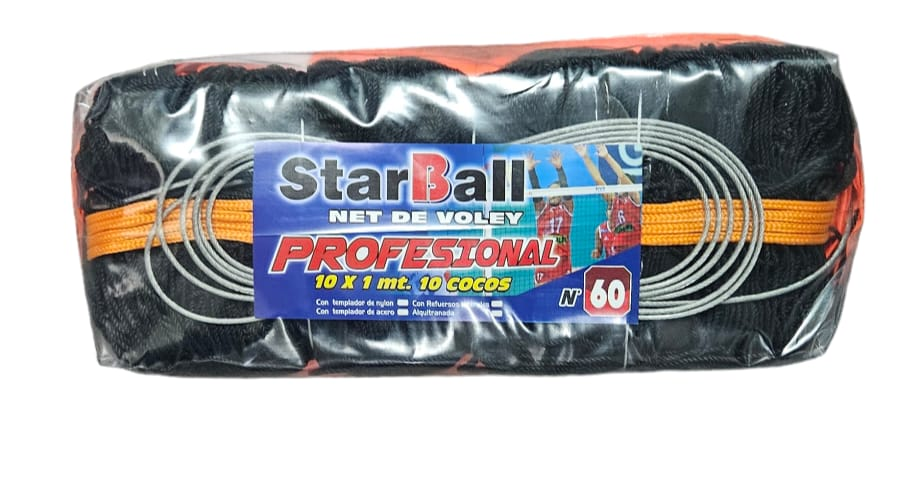 NET DE VOLEY PROFESIONAL #60 CABLE DE ACERO
