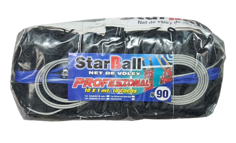 NET VOLEY PROFESIONAL #90 CABLE DE ACERO