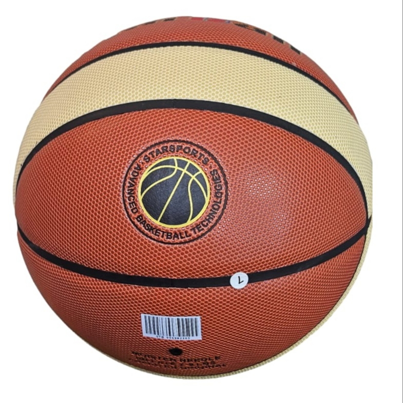 PELOTA PARA BASKET STARBALL CUERO SINTÉTICO PREMIUM #7