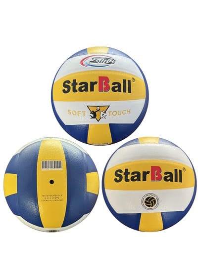 PELOTA DE VOLEY STARBALL OFFICIAL MICROFIBRA BRILLANTE CALIDAD FIVB
