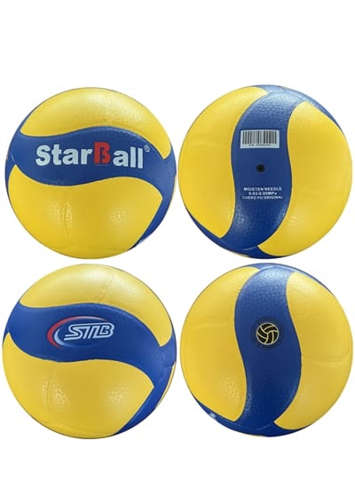 PELOTA DE VOLEY STARBALL OFFICIAL MICROFIBRA BRILLANTE CALIDAD FIVB